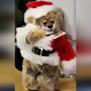 Mr. CLAUS COLLECTABLE BEAR by Kimbearly's Originals NWT